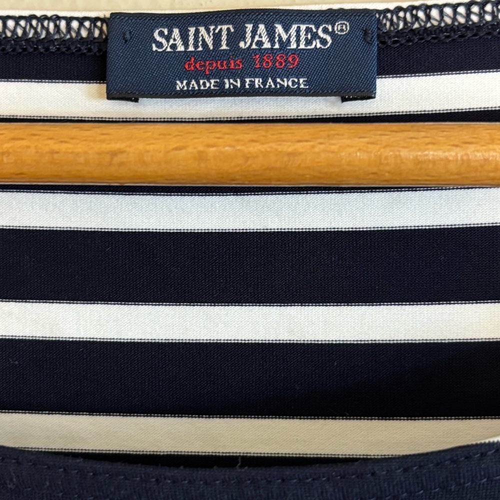 Saint James Garde Cote III Nautical Striped Sport Top - Picture 3 of 5